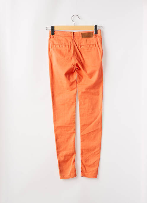 Pantalon slim orange LEON & HARPER pour femme