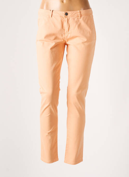 Pantalon slim orange SCHOOL RAG pour femme