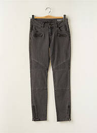 Jeans skinny gris SCHOOL RAG femme