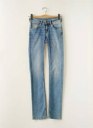 Jeans coupe droite bleu SCHOOL RAG femme
