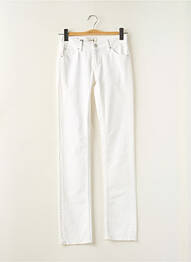 Jeans coupe droite blanc SCHOOL RAG femme