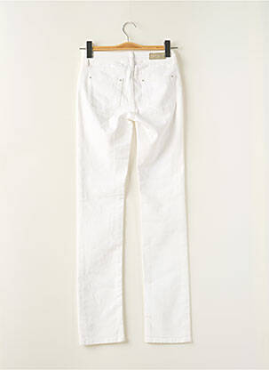 Jeans coupe droite blanc SCHOOL RAG femme
