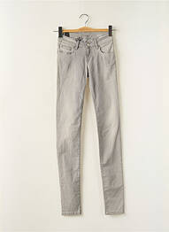 Jeans skinny gris SCHOOL RAG femme