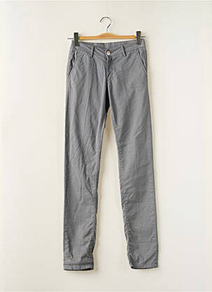 Pantalon chino gris ISLOW femme