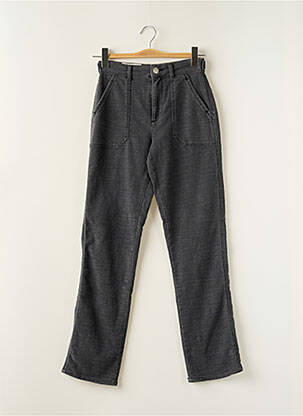 Pantalon droit gris LEON & HARPER femme