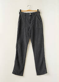 Pantalon droit gris LEON & HARPER femme