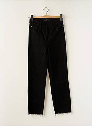Jeans coupe droite noir 7 FOR ALL MANKIND femme