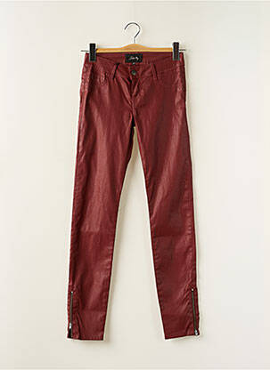Pantalon slim rouge SCHOOL RAG femme