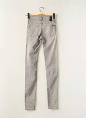 Jeans skinny gris SCHOOL RAG pour femme seconde vue