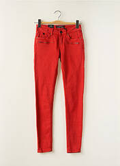 Jeans skinny rouge SCOTCH & SODA pour femme seconde vue