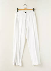 Pantalon chino blanc LEON & HARPER pour femme seconde vue