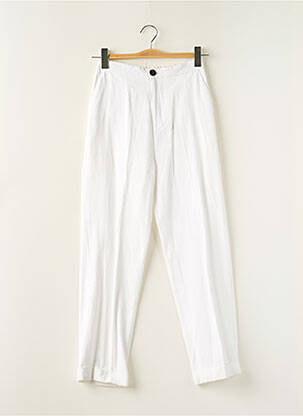 Pantalon chino blanc LEON & HARPER pour femme