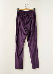 Pantalon droit violet ISLOW pour femme seconde vue