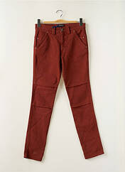 Pantalon slim marron MY PANTS pour femme seconde vue