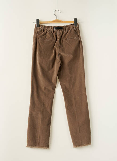 Pantalon droit marron WHITE SAND femme