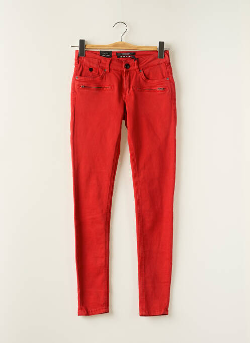Jeans skinny rouge SCOTCH & SODA femme