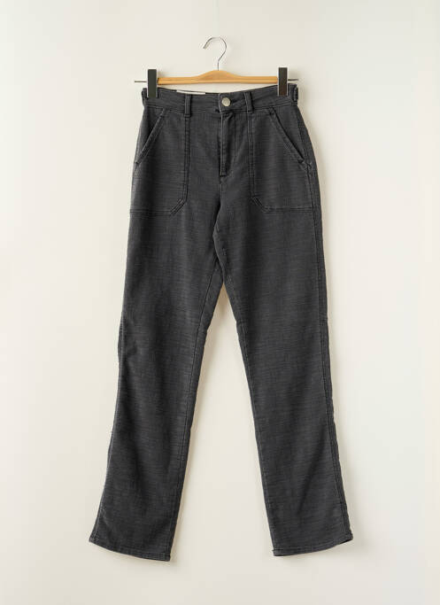 Pantalon droit gris LEON & HARPER femme