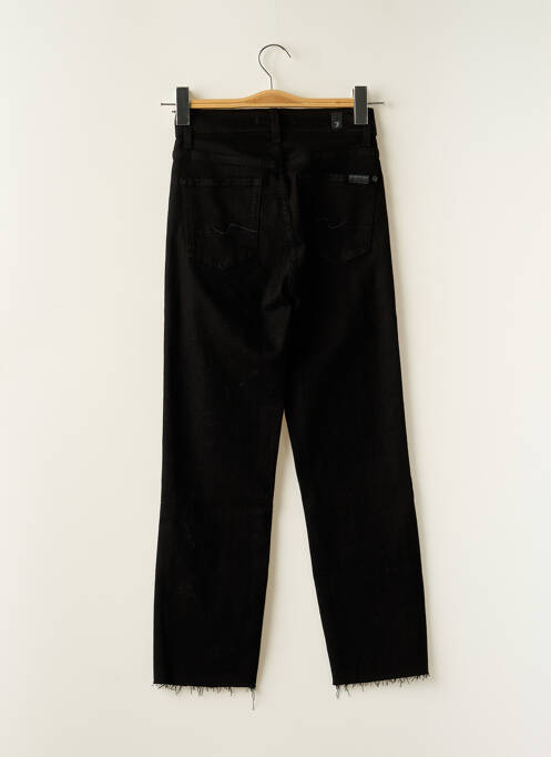 Jeans coupe droite noir 7 FOR ALL MANKIND femme