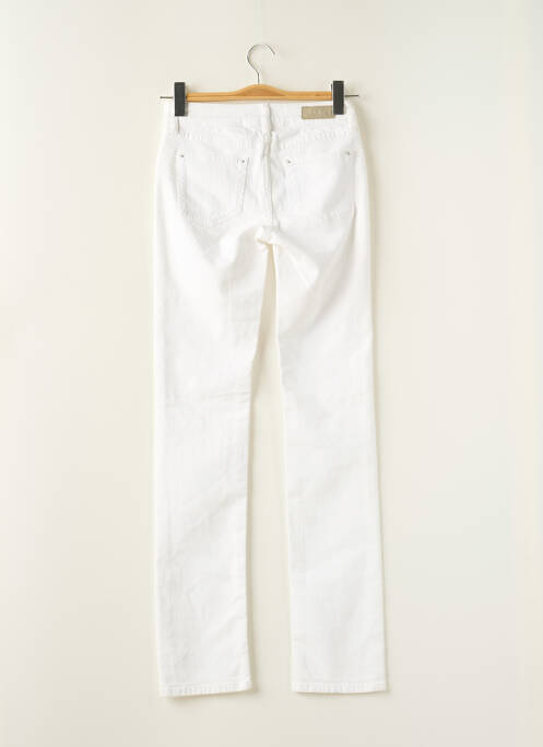 Jeans coupe droite blanc SCHOOL RAG pour femme