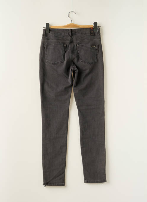 Jeans skinny gris SCHOOL RAG pour femme