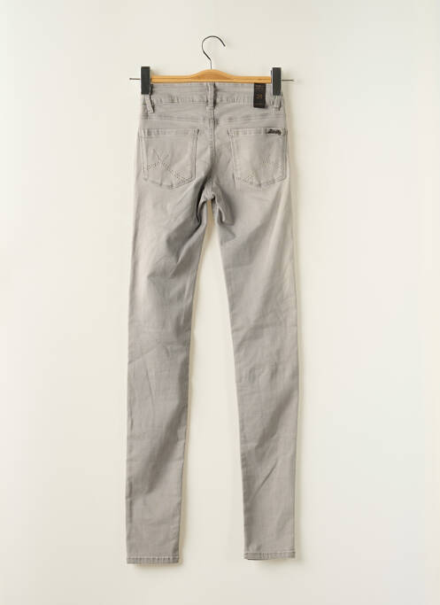 Jeans skinny gris SCHOOL RAG pour femme