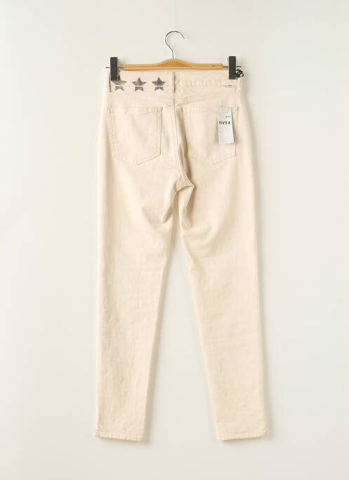 Pantalon slim beige FIVE pour femme