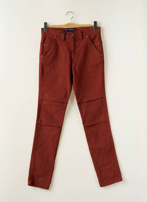 Pantalon slim marron MY PANTS pour femme