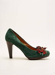 Escarpins bout pointu talon de 7 à 9cm vert COULEUR POURPRE femme