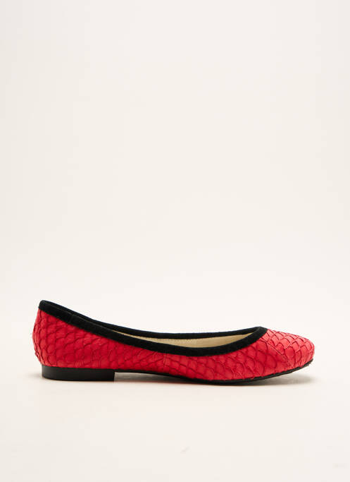 Ballerines rouge COULEUR POURPRE pour femme