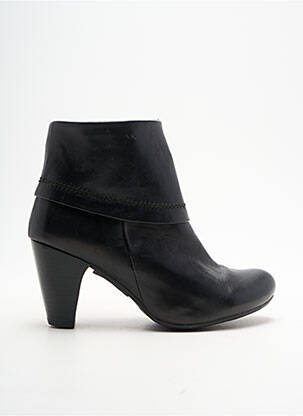 Bottines/boots matière lisse talon de 4 à 6cm noir JHAY femme
