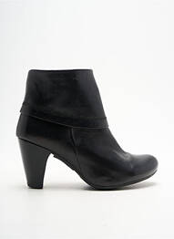 Bottines/boots matière lisse talon de 4 à 6cm noir JHAY femme