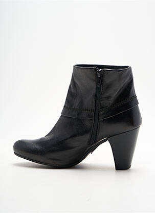Bottines/boots matière lisse talon de 4 à 6cm noir JHAY femme