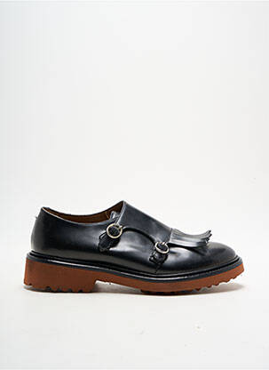 Derbies tissage satiné talon plat jusqu'à 3cm noir DOUCAL S femme