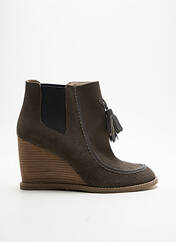 Bottines/Boots gris SANS INTERDIT pour femme seconde vue