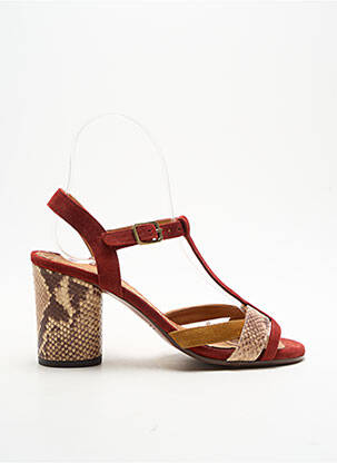 Sandales/nu pieds fermeture boucle(s) talon de 7 à 9cm rouge CHIE MIHARA femme