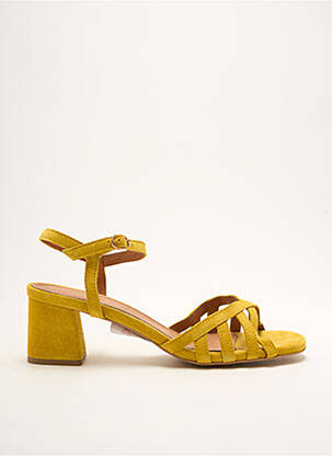 Sandales/Nu pieds jaune ANONYMOUS COPENHAGEN pour femme
