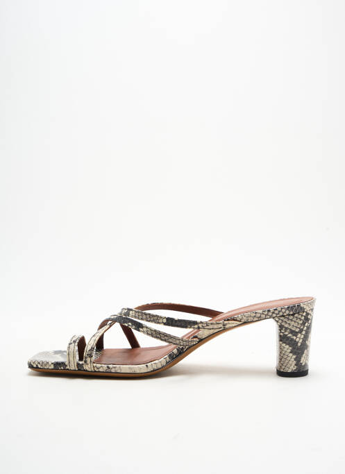 Tongs noir ANONYMOUS COPENHAGEN pour femme