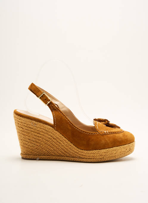 Espadrilles marron BRUNO PREMI pour femme