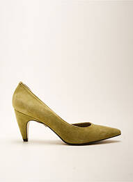 Escarpins nubuck talon de 4 à 6cm vert NOE femme