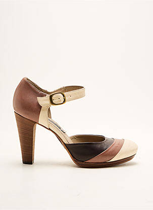Sandales/nu pieds talon aiguille talon de 7 à 9cm marron ALBERTO FERMANI femme