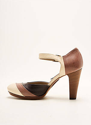 Sandales/nu pieds talon aiguille talon de 7 à 9cm marron ALBERTO FERMANI femme