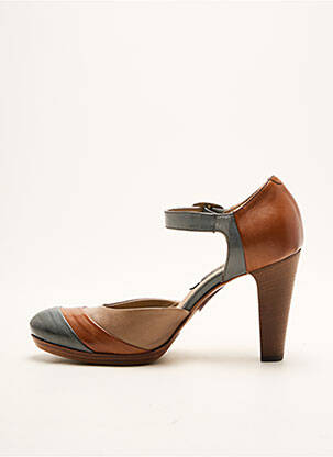 Sandales/nu pieds talon aiguille talon de 7 à 9cm bleu ALBERTO FERMANI femme