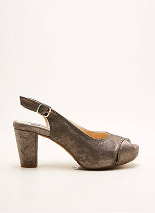 Sandales/Nu pieds gris GADEA pour femme