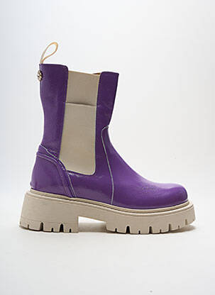 Bottines/Boots violet GIO+ pour femme