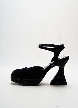 Sandales/nu pieds type de semelle amortissante talon de 7 à 9cm noir NOA HARMON femme