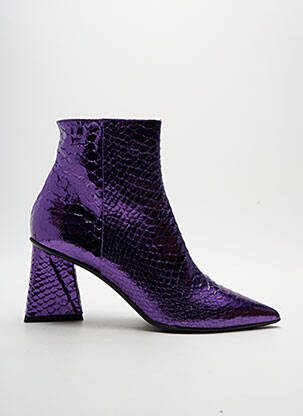 Bottines/Boots violet STRATEGIA pour femme