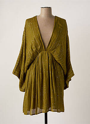 Robe mi-longue vert SUNDRESS pour femme