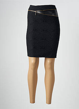 Jupe mi-longue noir ITALIAN STYLE femme