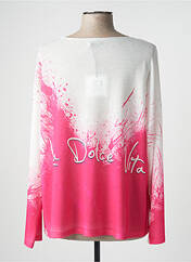 Pull rose MADE IN ITALY pour femme seconde vue