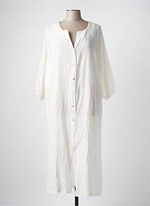Robe longue blanc THE CORNER pour femme